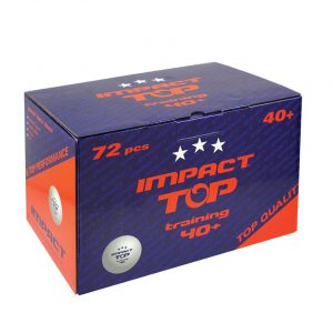 IMPACT TOP TRAINING TABLE TENNIS BALLS - WHITE 72