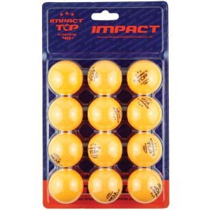 IMPACT TOP TRAINING TABLE TENNIS BALLS - ORANGE 12