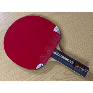 DONIC WALDNER IMPULSE 6.0 FITTED WITH FRIENDSHIP 729 BATTLE LIMITLESS AND BATTLE TAICHI RUBBERS