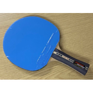 DONIC WALDNER IMPULSE 6.0 FITTED WITH HALLMARK MEGA SPIN CONTROL AND 729 FX SUPER SOFT RUBBERS