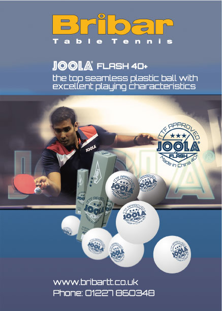 JOOLA FLASH 40+ TABLE TENNIS BALL